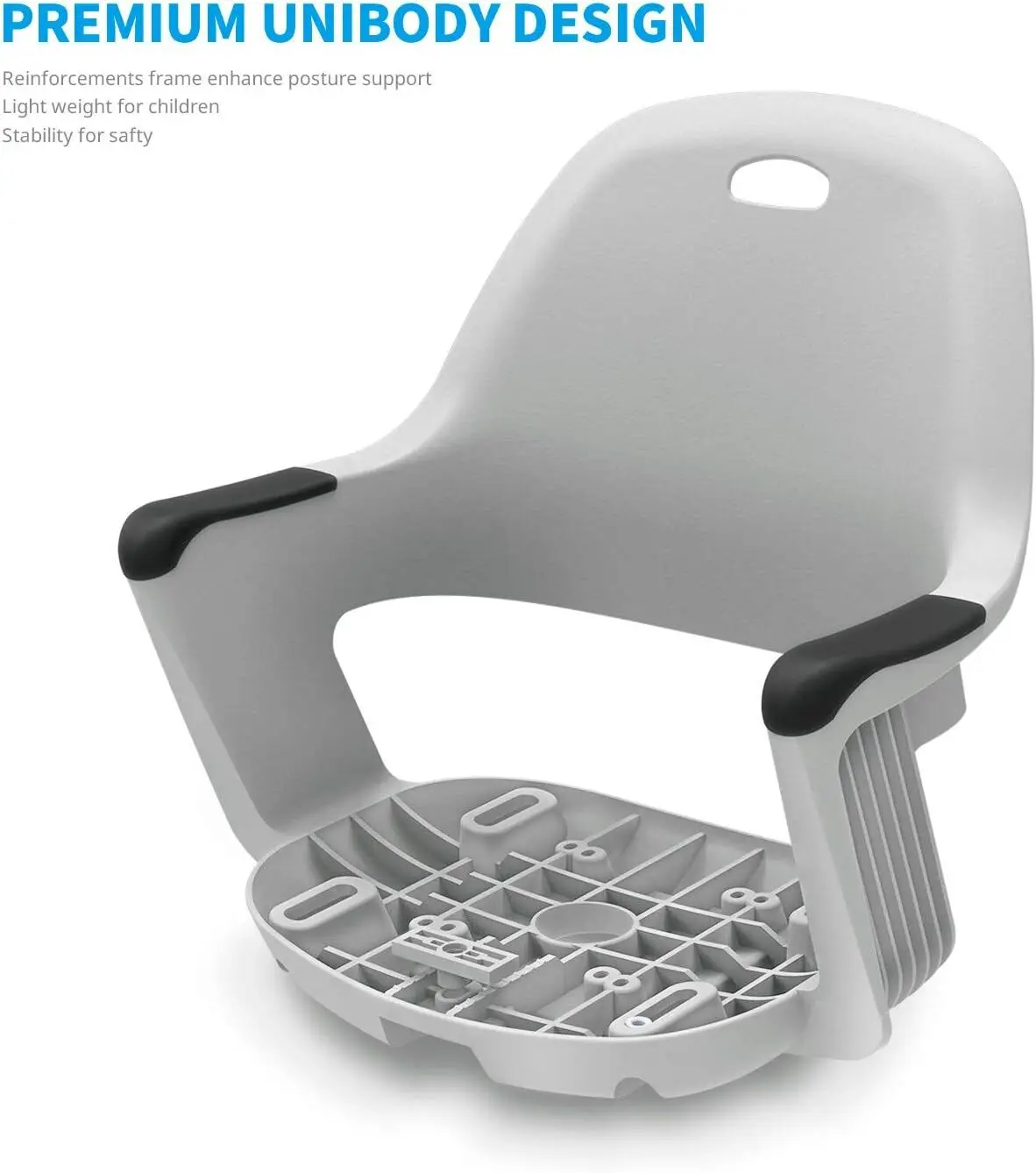 Sedia ergonomica con poggiapiedi |