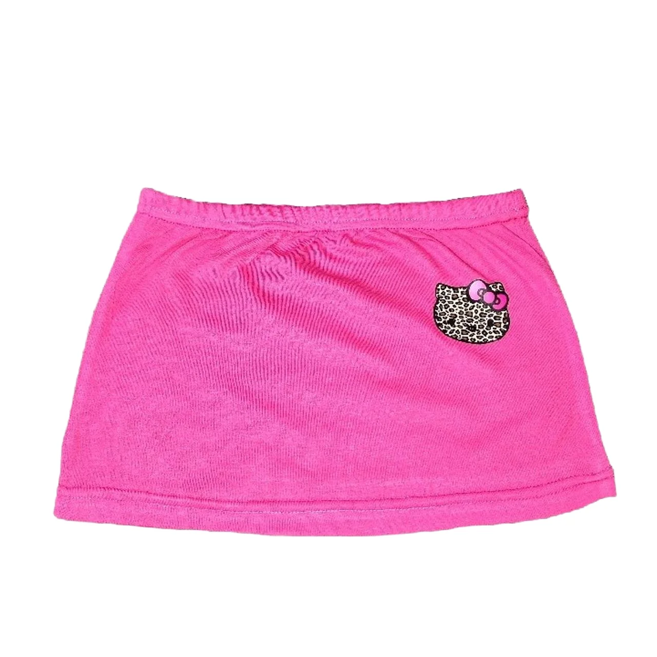 Y2KSlut الأصلي الألفية الساخن فتاة QQ ow الكرتون طباعة القطن الخالص مرونة الخصر الترا تنورة المرأة مثير منخفضة الخصر #5