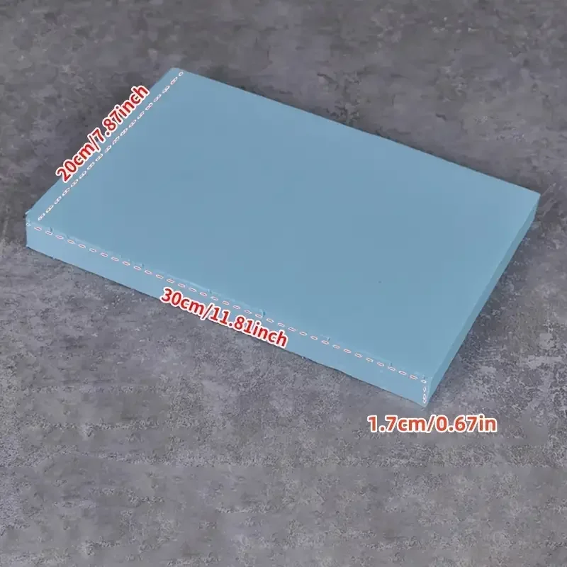 1Pc Blue Foam Board Foam Board And Other Outdoor Structures For Creating Pathways Various Landscaping Projects 30*20cm
