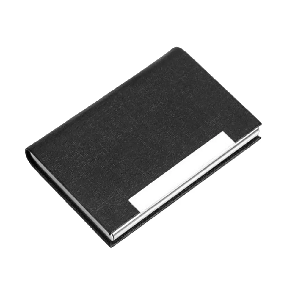 

Portable Stainless Steel and PU Business Holder Name Organizer Business Box (Black) business case