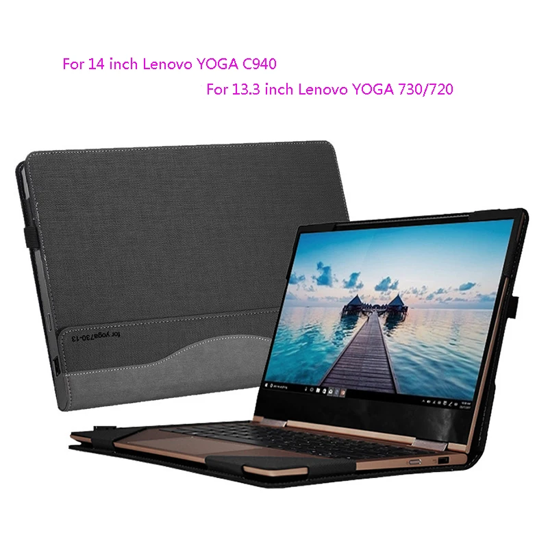 Laptop Cases For Lenovo YOGA C940 14 Inch YOGA C930 7 Pro Split Portable PU Leather Protective Cover For YOGA 730 720 13.3  Gift