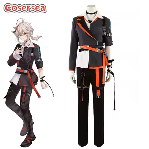 Cosersea Kaedehara Kazuha Cosplay Costume Genshin Impact HoYoFair 2024 Kaedehara Kazuha Women Uniform Halloween Outfit Fullset