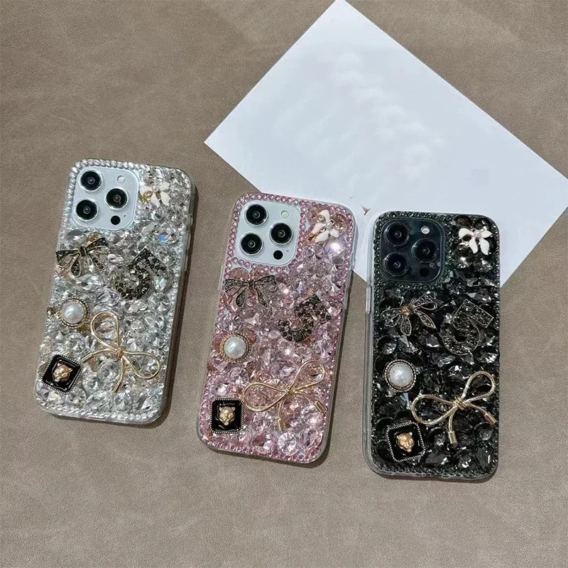 Rhinestone Cases for Samsung Galaxy S25 S24 S23 S22 S21 S20 S10 S9 Ultra Plus FE Case Diamond Phone Cover Sunjolly