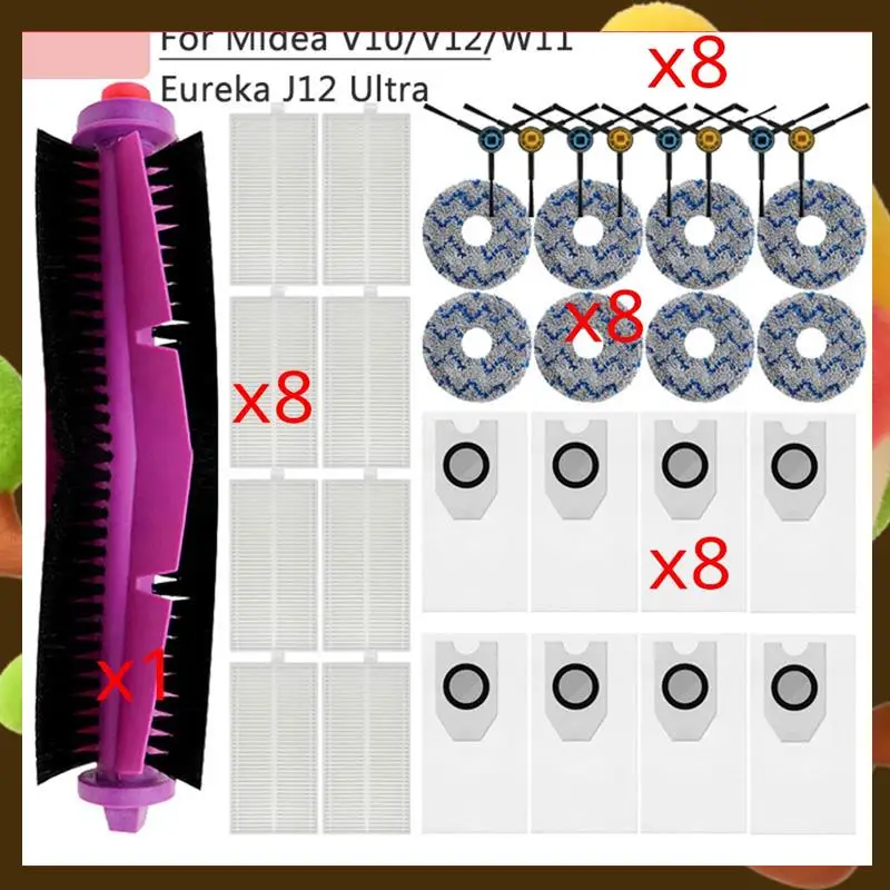 

Robot Vacuum Cleaner Eureka J12 Ultra Main Side Brush Made Of High Quality Materials-Retail