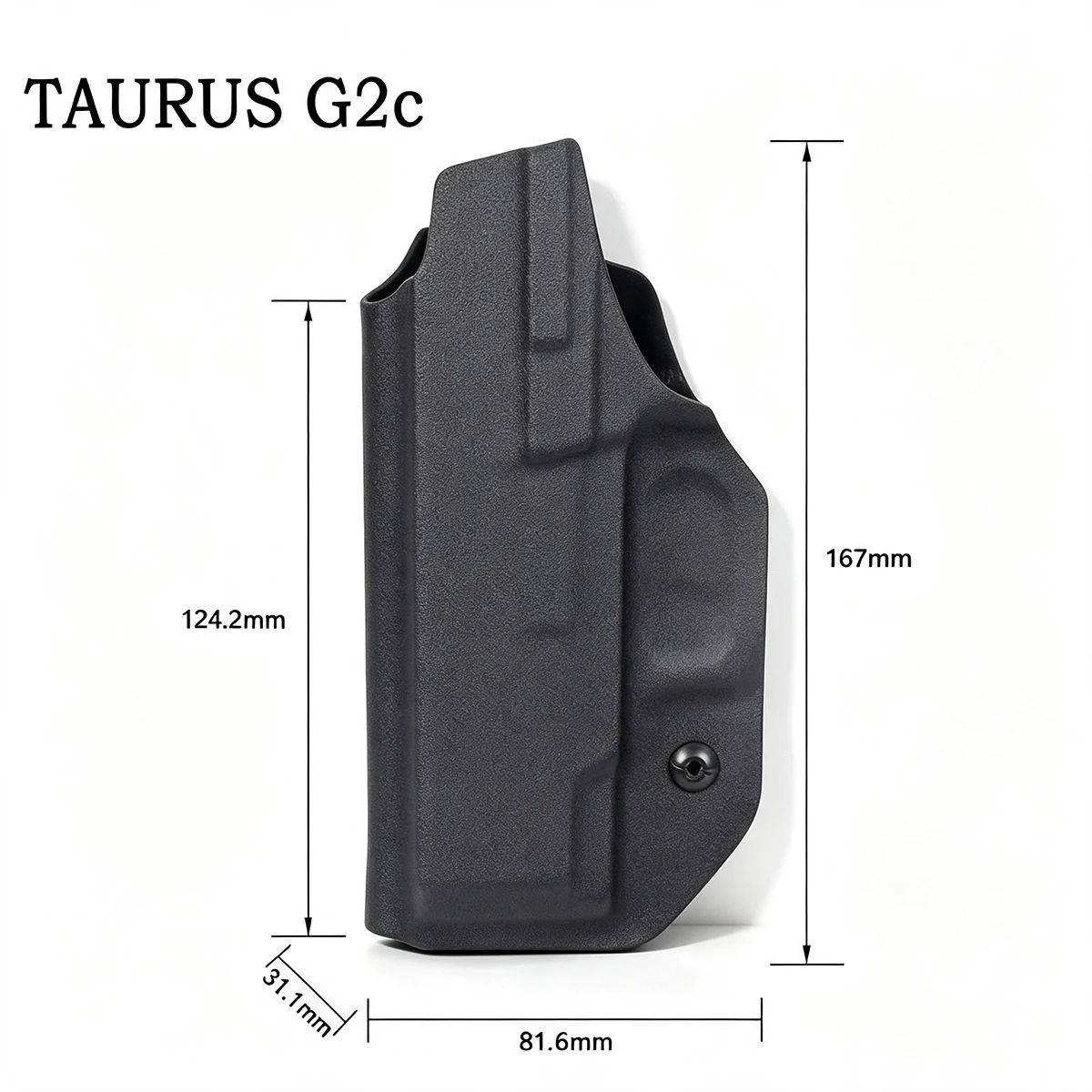 IWB Kydex-Holster für G43X G43 G19 G26 Verdecktes Trageholster für G17 G22 G31 Taurus G2C P365 SP 2022 Jericho 941 CZ P07 – Detail 3
