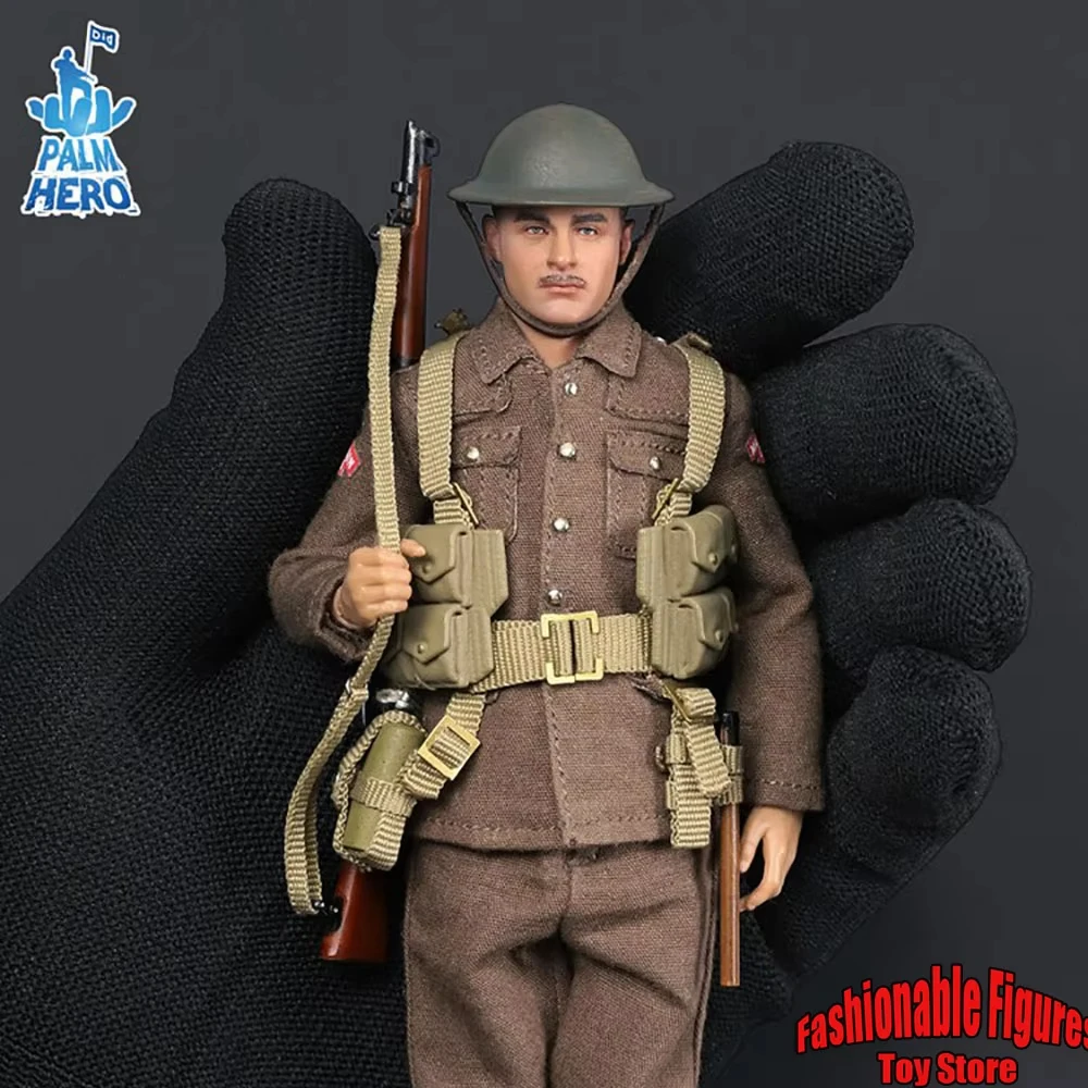 

DID XB80028 1/12 Men Soldier British infantry Albert Brown in World War I Full Set 6inch Action Figure Model Collection