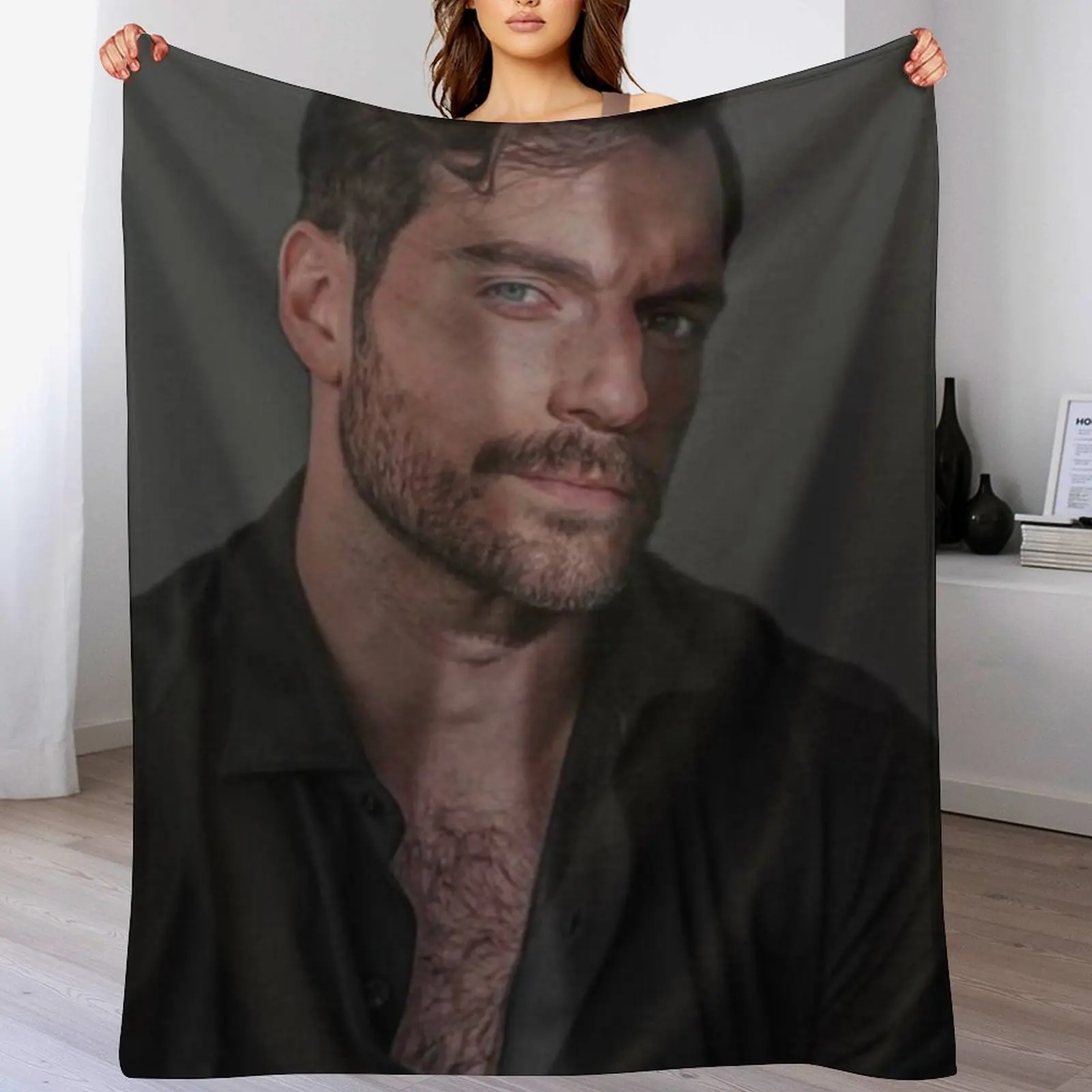 

Henry Cavill Throw Blanket Bed covers Thermal Large Blankets