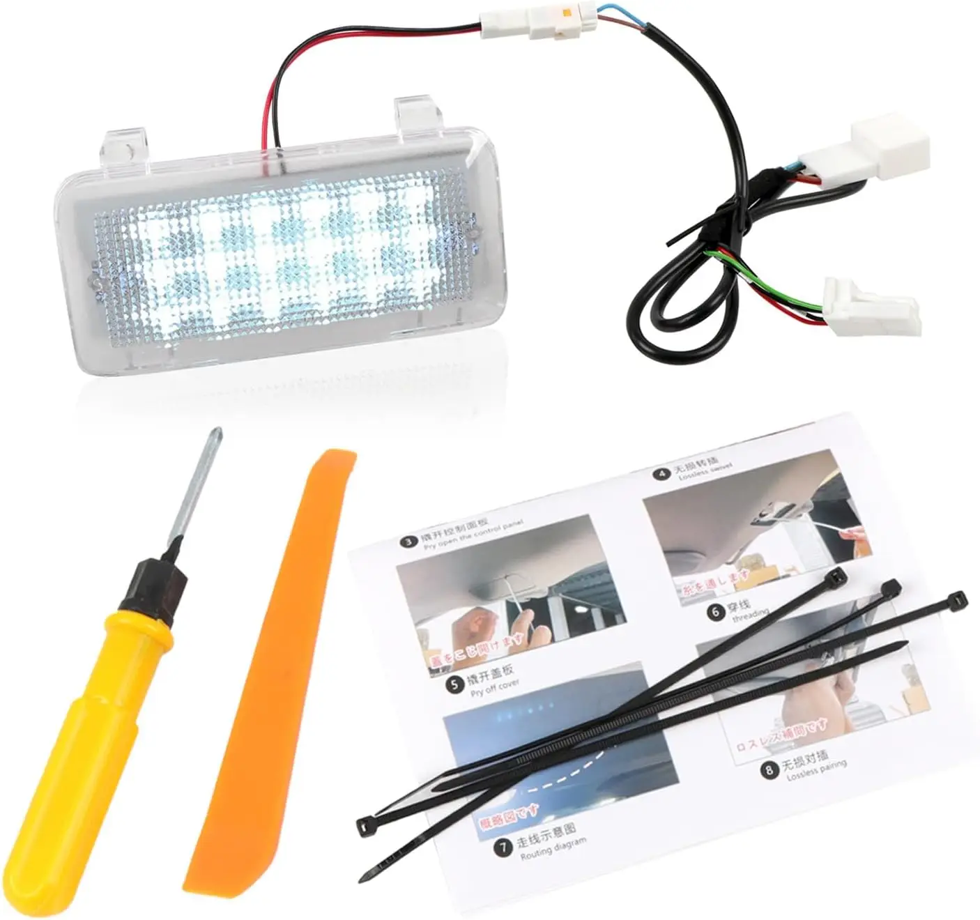 Power Tailgate Illumination LED Trunk Hatch Door Light Fit for Toyota Land Cruiser Prado J250 LC250 2024 2025