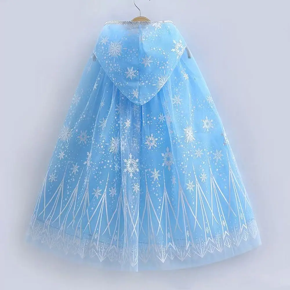 Neue Pailletten Mädchen Prinzessin Cape Mesh Süße Kinder Kostüm Mantel Cosplay Nettes Mädchen Tüll Mantel Leistung Zubehör