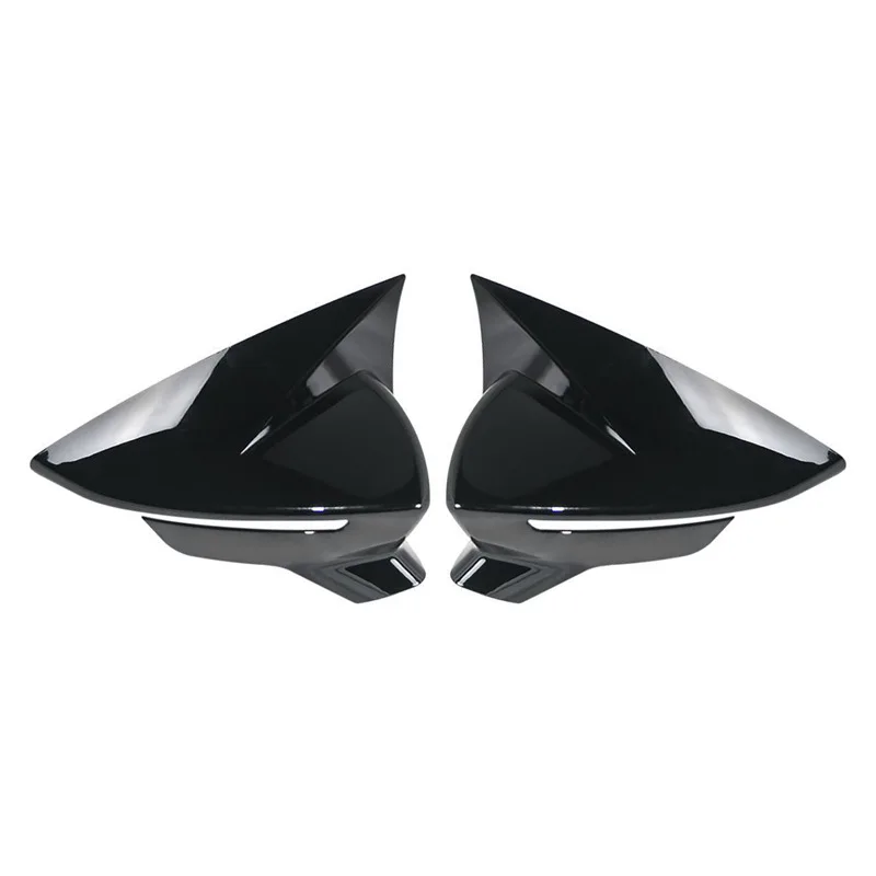 

Car Styling ABS Car Decoration Bull-Horn Door Mirror Cover For SEAT Leon MK3 5F 2014 2015 2016 2017 2018 2019 Car Upgrade