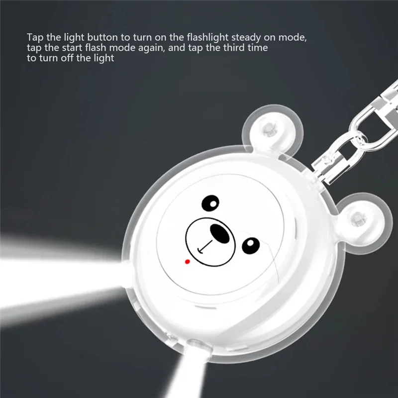 Female Self Defense Alarm Type-C Rechargeable Wolf-Proof Safety Siren Alarm Portable Keychain For Elderly Children
