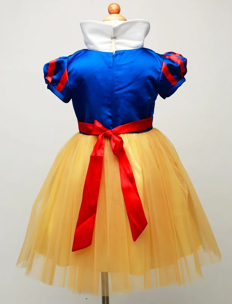 Snow White Princess Dress for Girl Costume with Cloak Summer Halloween Party Costume Clothing Sets Kids Clothes Girls Dresses