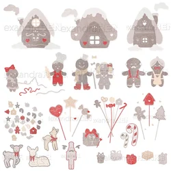 Piggy Craft metal cutting dies cut die mold New Christmas decorations Scrapbook paper craft knife mold blade punch stencils dies