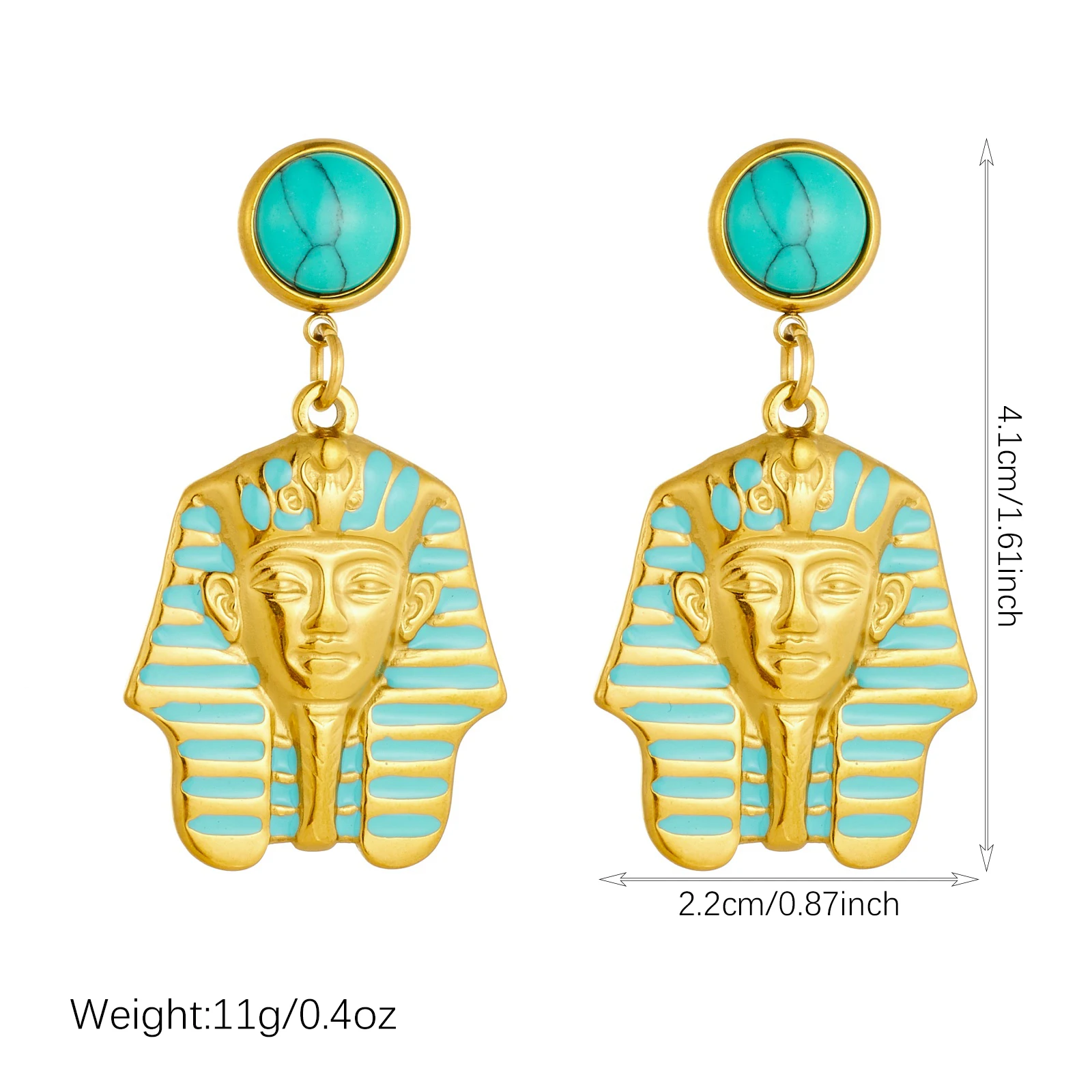 Kolczyki DIEYURO 316L ze stali – Women Accessories Egypt recenzja i cena