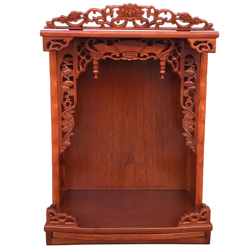 Buddha Shrine Altar Buddha Shrine Bodhisattva Wall Cupboard Ancestor Altar Cabinet Shrine Wall-Mounted