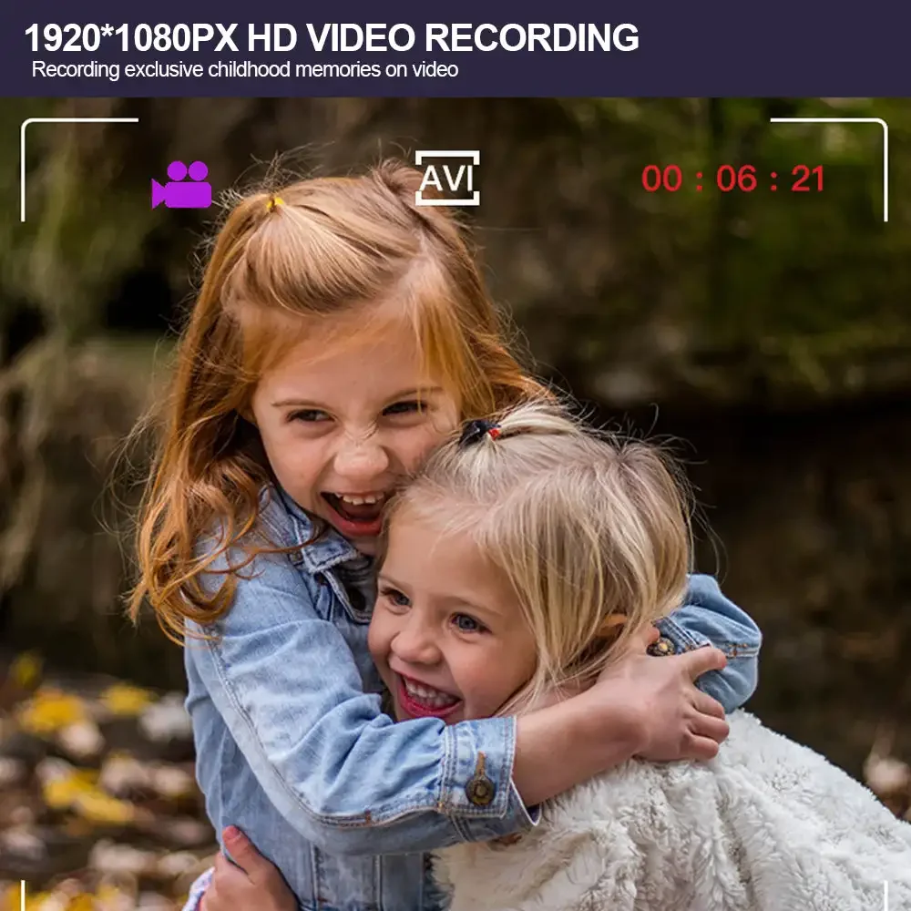 1080P HD Single Camera Video Camera Mini Kids Digital Camera Toys 2inch Color Display Cam Children Birthday Gift Outdoor Toys view 3