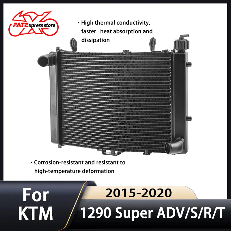 WOLFLINE Motor-Kühler Wasserkühlung für KTM Super Duke 1290 ADV R T Motorradzubehör Aluminium Adventure 2015-20
