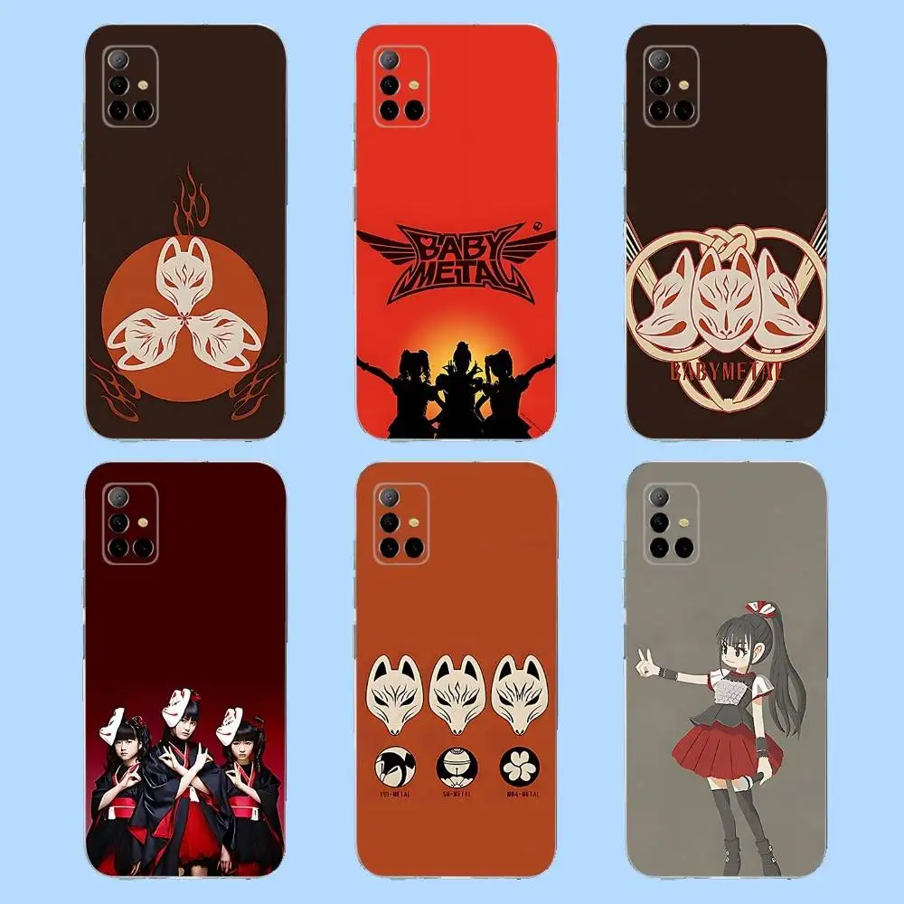 

B-Babymetal Girl Idol Phone Case For Samsung S 23,22,10,9,8 A 71,52,51,30,21S,12 PIus,E,Lite Note20 Ultra Clear Soft
