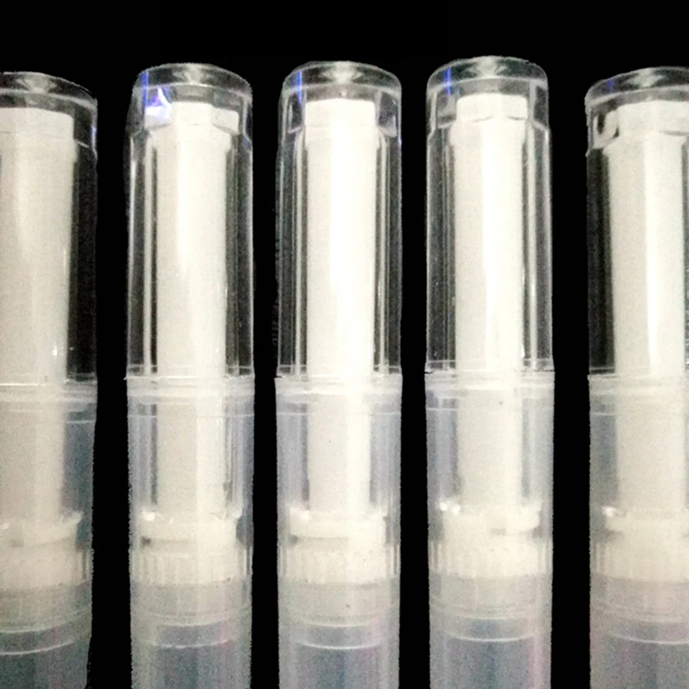 

6pcs 3Ml Empty Nail Oil Pen Transparent Applicator For Lip Gloss Eyelash Serum Essential Oils Travel Refillable Tube