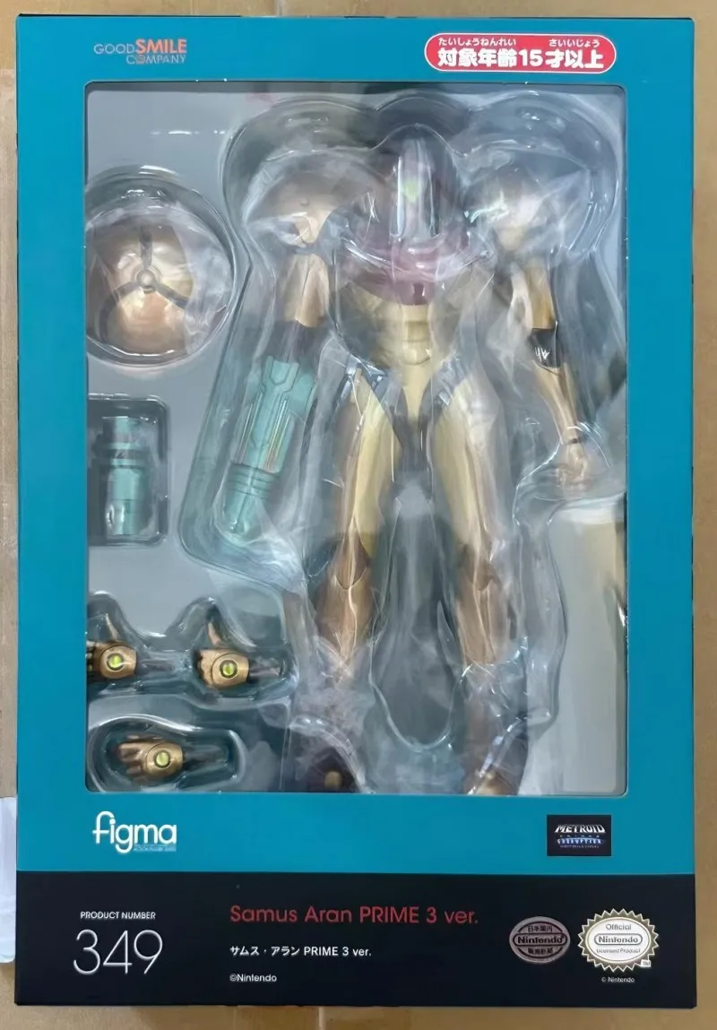 Genuine GSC figma 349 Samus Aran Metroid Prime 3: Corruption Action Figure Original Model Toy view 3