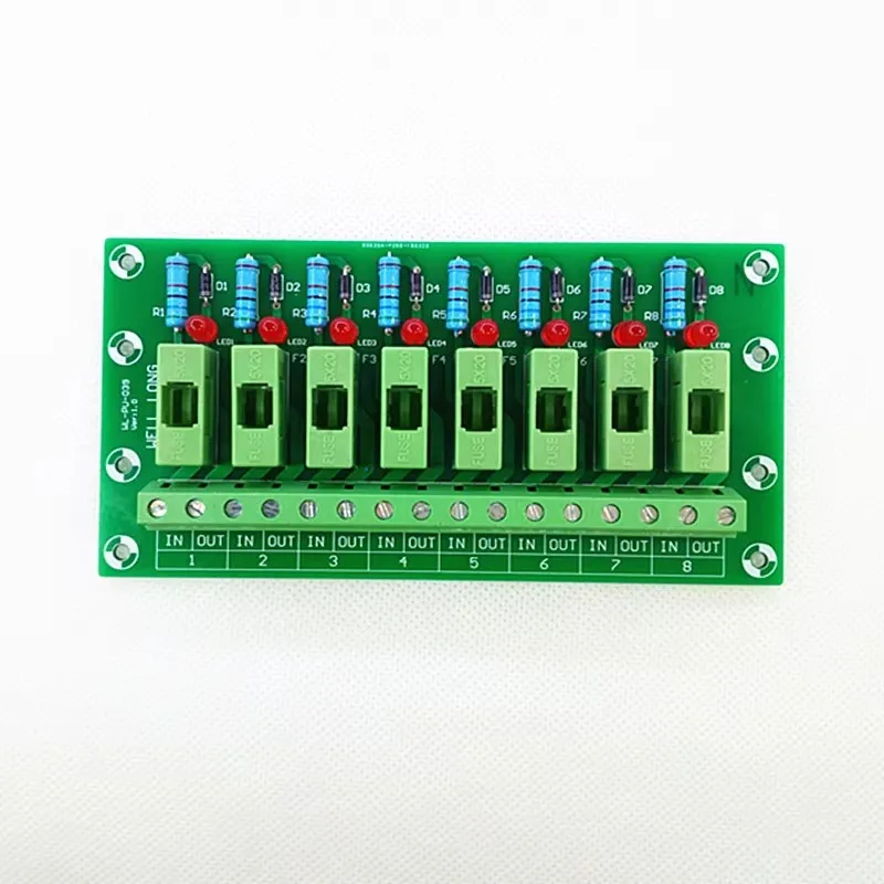 Fuse Module,8 Position Fuse Panel Mount Power Distribution Module Board