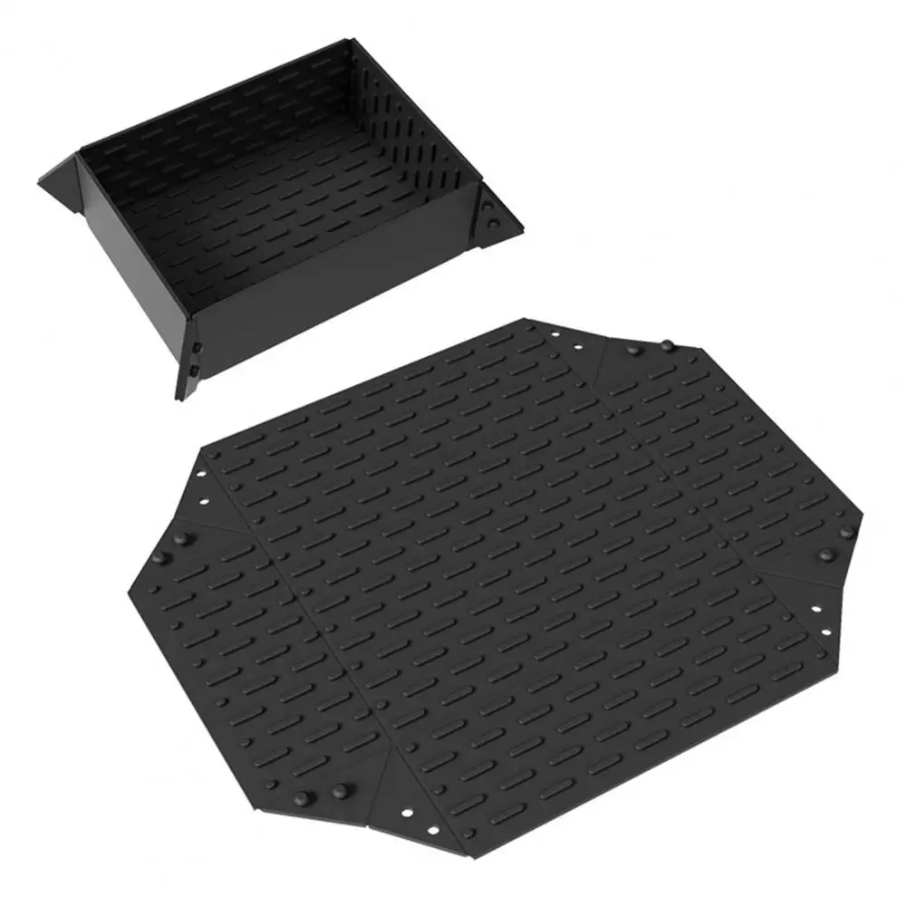 Space Saving Drain Mat Silicone Folding Drain Mat Heat-resistant Kitchen Countertop Sink Protector Capacity Non-slip Pet Food