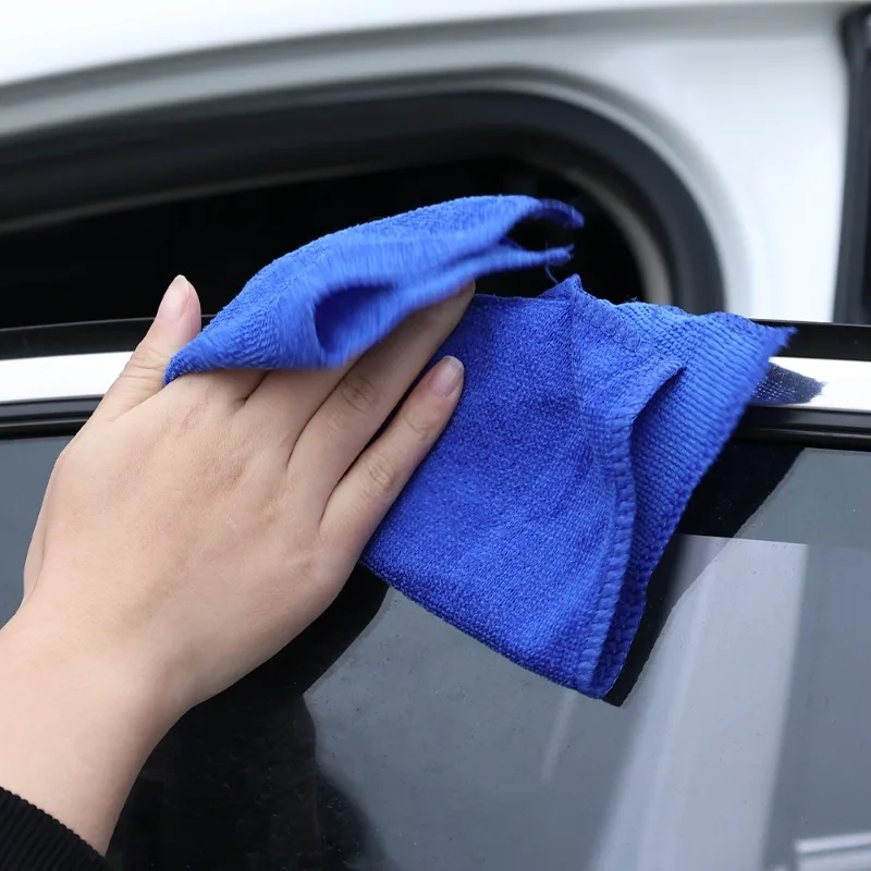 30x65CM Microfiber Car Towel Super Absorbent Cleaning Cloths Reusable Household Car Body Cleaning Towels Double Drying Cloth