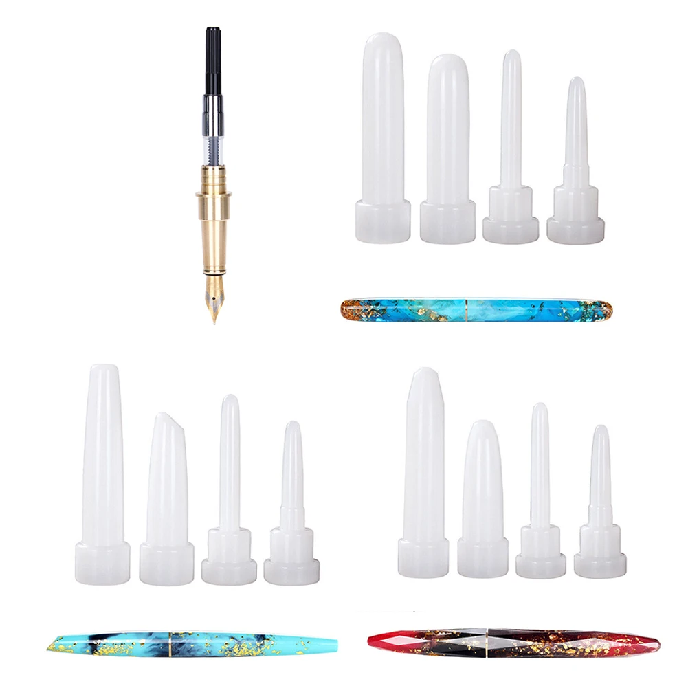 Easy Demoulding Silicone Mould for DIY Handmade Fountain Pen  Resin Casting Eco friendly  Soft and Flexible  Maintain Shape