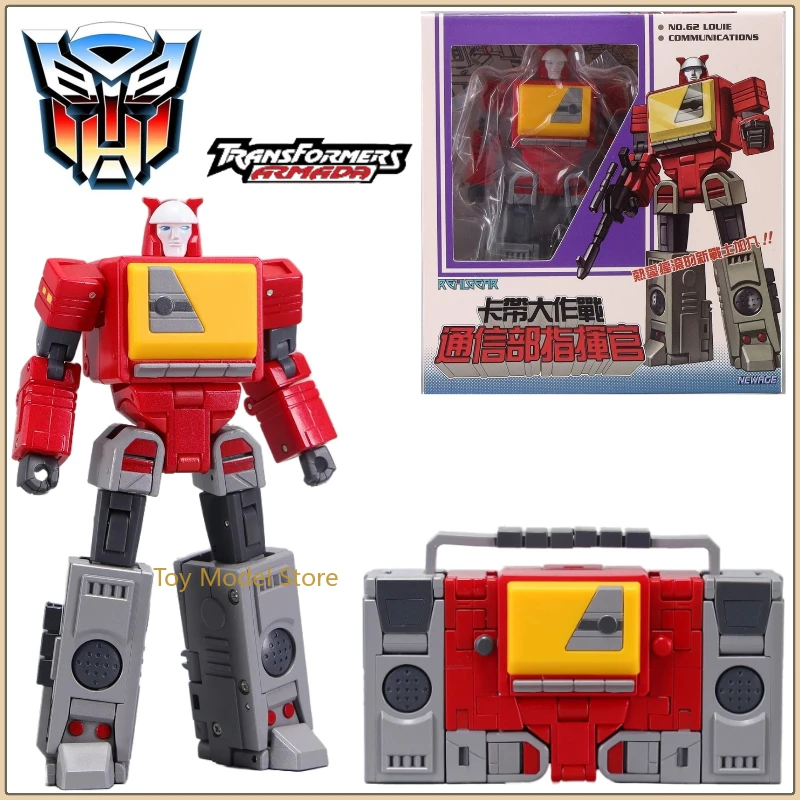 En Stock Transformers NA Series versión Regular H62 Louie Blaster figuras coleccionables modelos de figuras de acción regalos de vacaciones populares