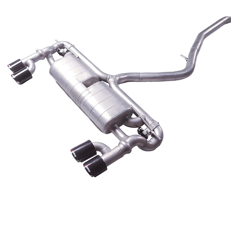GFC brand for the 2014 BMW X5 3.0T F15 304 stainless steel Catback high-performance variable valve exhaust with muffler and tips view 3