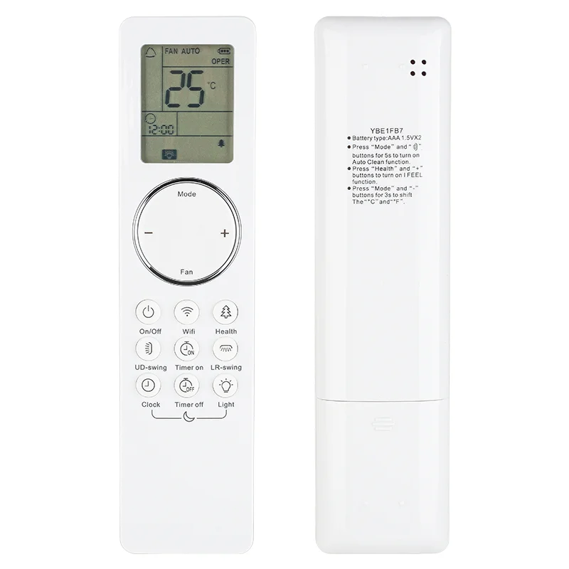 YBE1FB7 AC Remote Control Compatible with GREE Air Conditioner YBE1F YBE1FB8 YBE1FB7