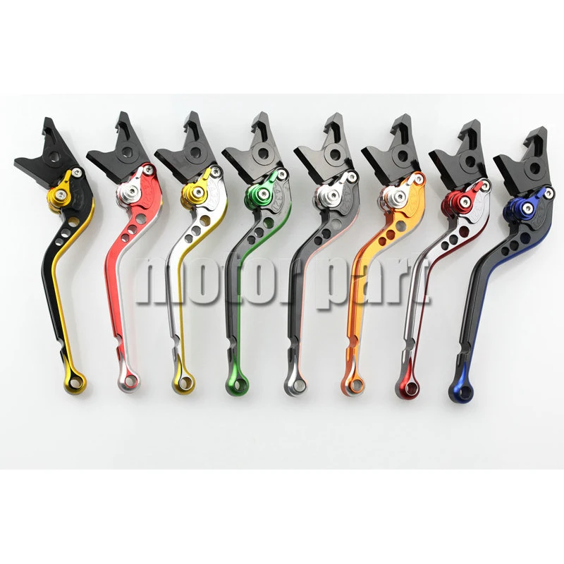 For 2008-2016 Suzuki Hayabusa GSX1300R GSXR 1300 Mixed-color Adjustable CNC Motorcycle Long Brake Clutch Levers 08 09 11 12 13