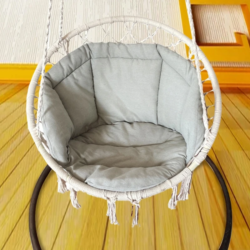 Swing Chairs Cushion Thicken Hanging Basket Chair Cushion for Garden Outdoor New Dropship