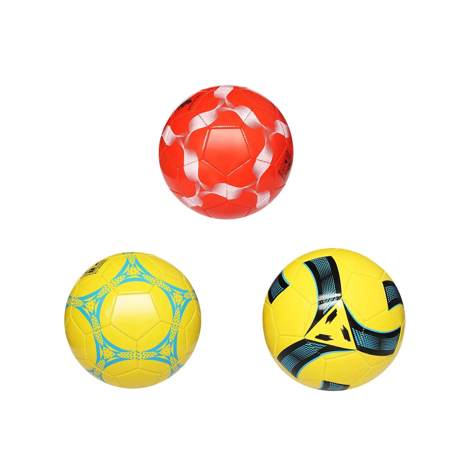 Soccer Ball Training Ball Size 5 Practice Toy Professional Official Match Ball Football for Adults Teens Kids Recreation