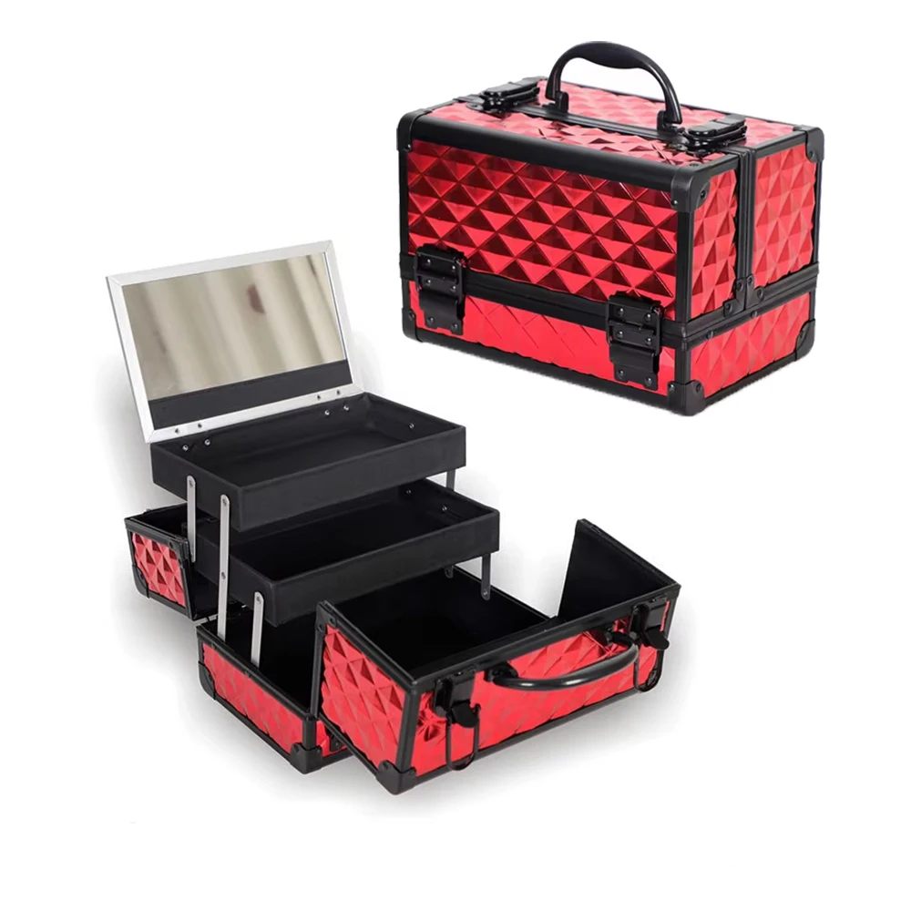 large-capacity-makeup-train-case-aluminum-alloy-case-nail-art-embroidery-tool-box-portable-beauty-cosmetic-bag-with-mirror