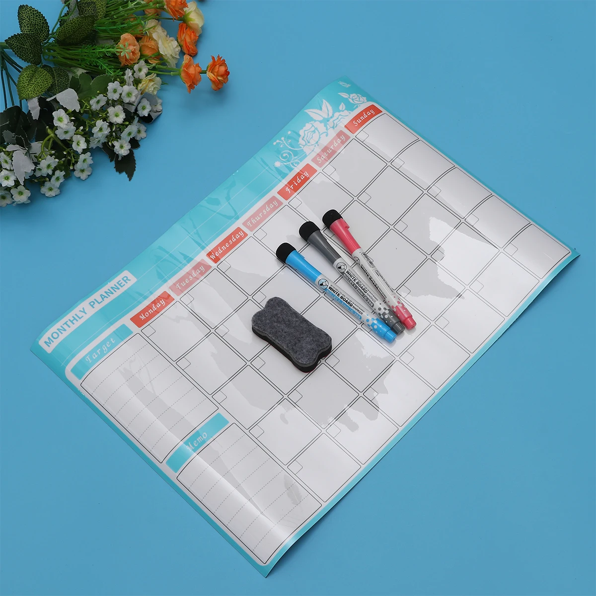 

Magnetic Calendar Stickers Monthly Planner Erasable Schedule Magnetic Message Board Fridge ganizer Family Planning Desk Calendar