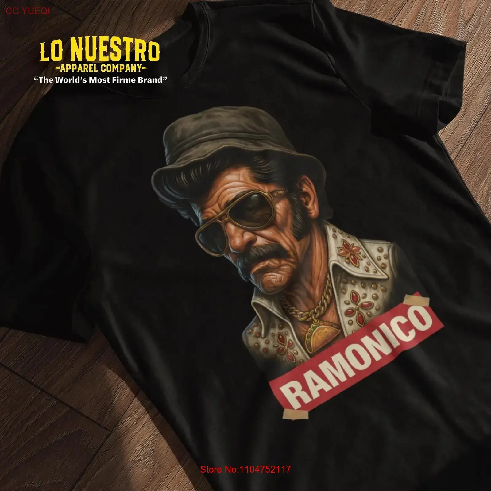 Ramonico Old School T Shirt Funny Mexican Cholo Clothing Vatos Locos Lowrider Apparel Chicano Style El Guapo vintage Washed