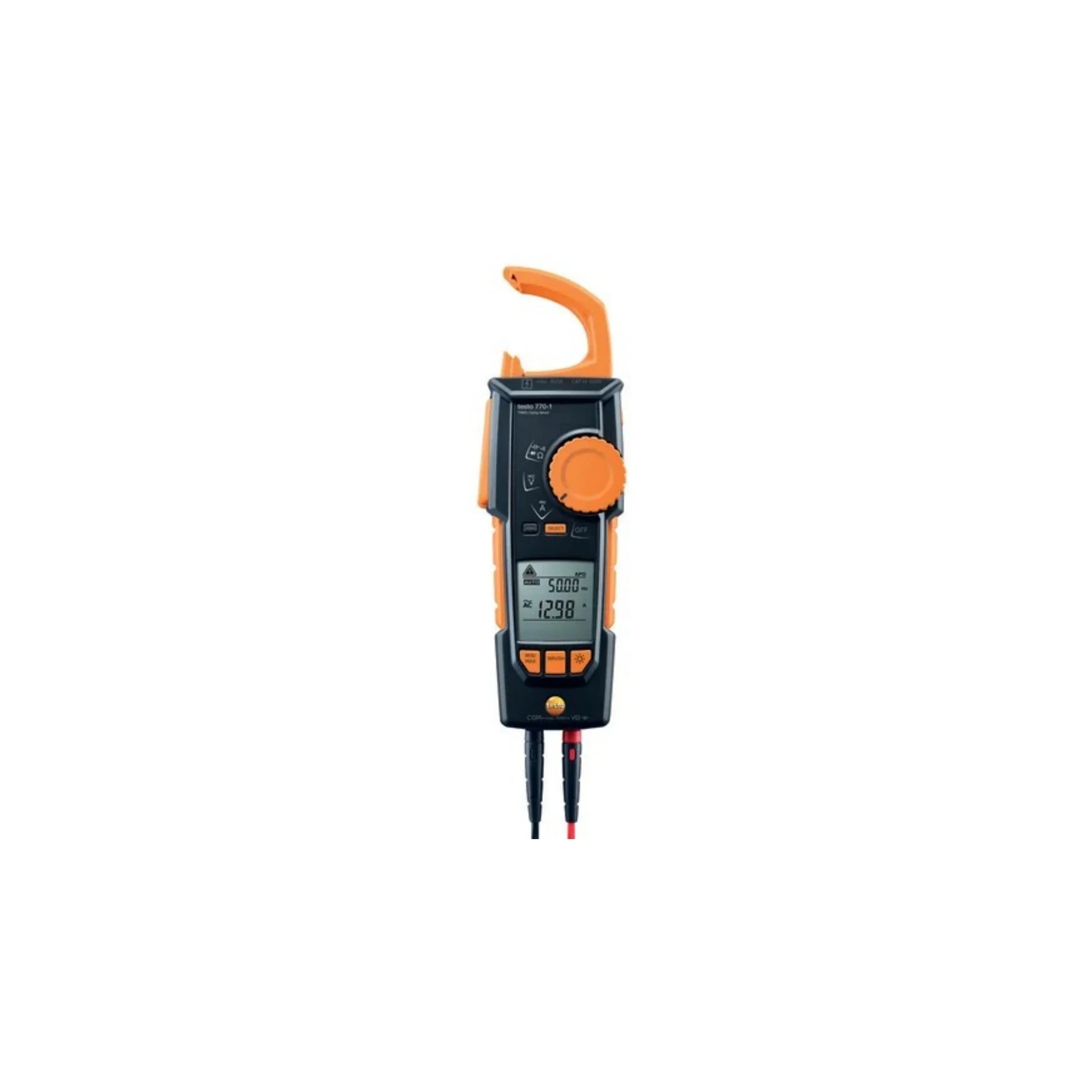 

Testo 770-1 Digital Multimeter with TRMS 400A AC/DC Hook-clamp Design for Convenient Tool Use
