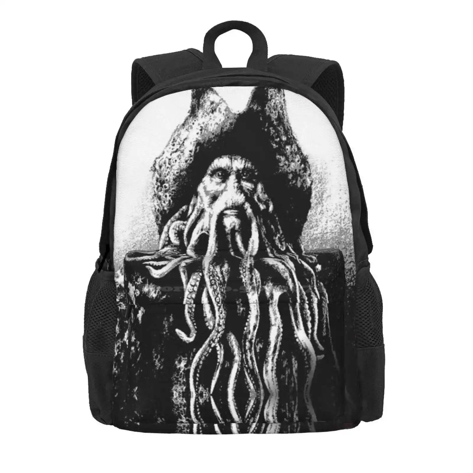 Davy Jones Hot Sale Schoolbag Backpack Fashion Bags Offer The Flying Dutchman Draw Davy Jones