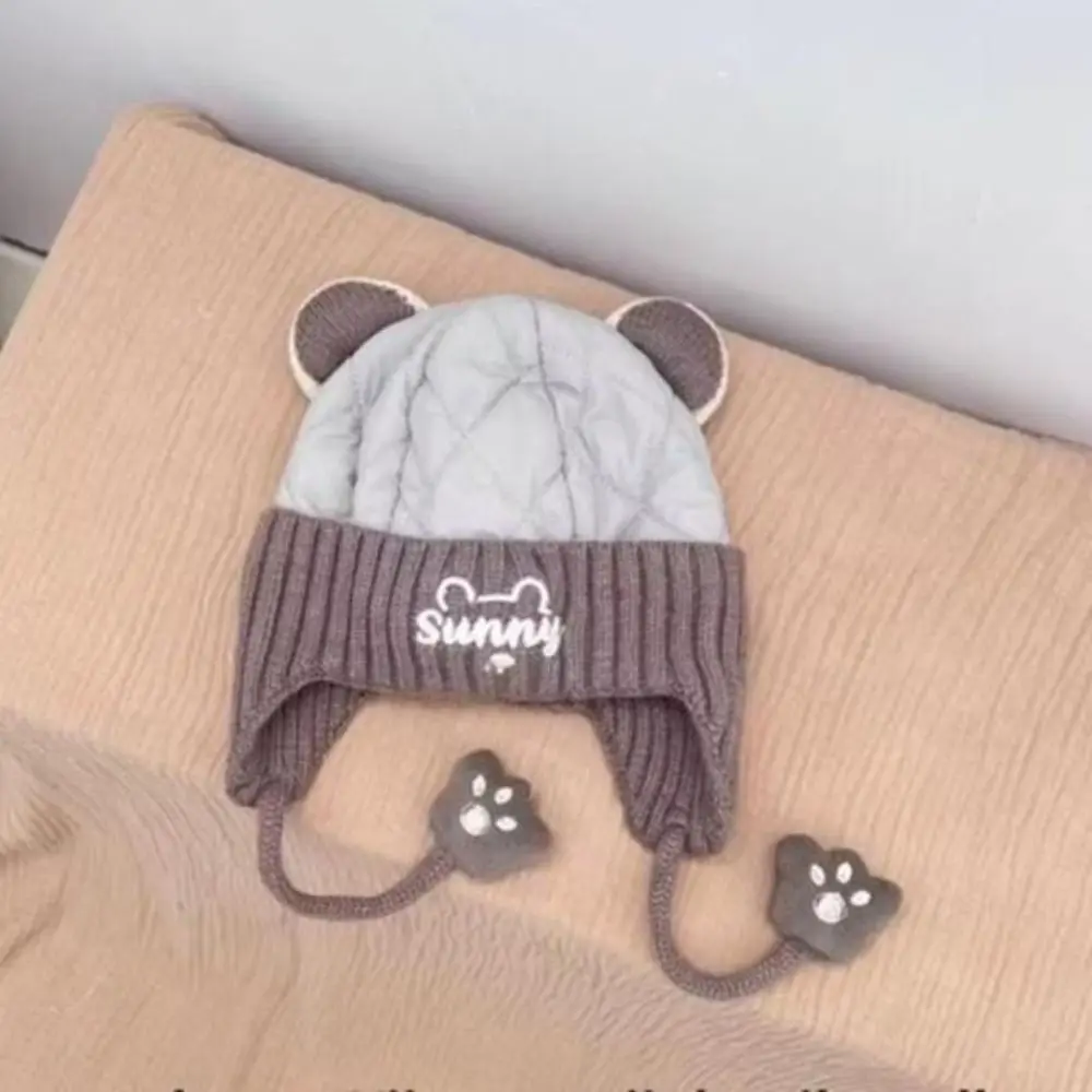 

Warm Toddler's Lei Feng Hat Cartoon Soft Baby Ear Protection Cap Thickened Coldproof Beanie Caps Outdoor Activities