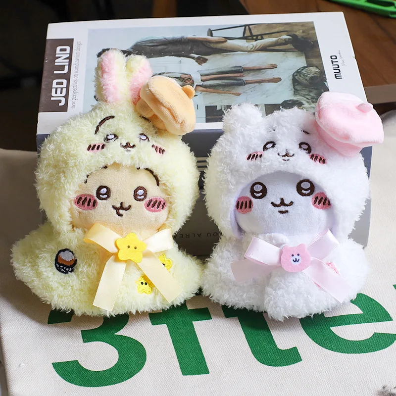 

Chiikawa подвесной орнамент, одежда для куклы 10-15 см, плюшевая кукла, подходит для всех случаев, накидка, подходит для игрушечных головных уборов