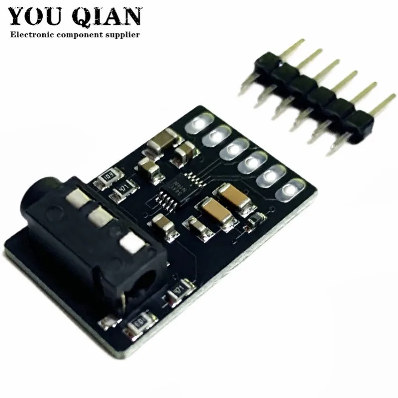 CS4344 D/A Digital to Analog Stereo Audio Converter Board Module 2-200kHz linear analog Low-pass Filter Auto-speed for Arduino