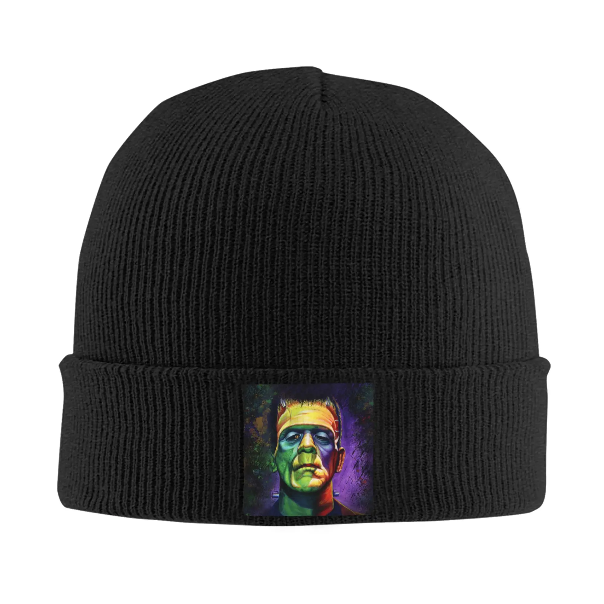 Horror Halloween Monster Skullies Beanies Caps Men Women Unisex Cool Winter Warm Knitting Hat Adult Frankenstein Bonnet Hats