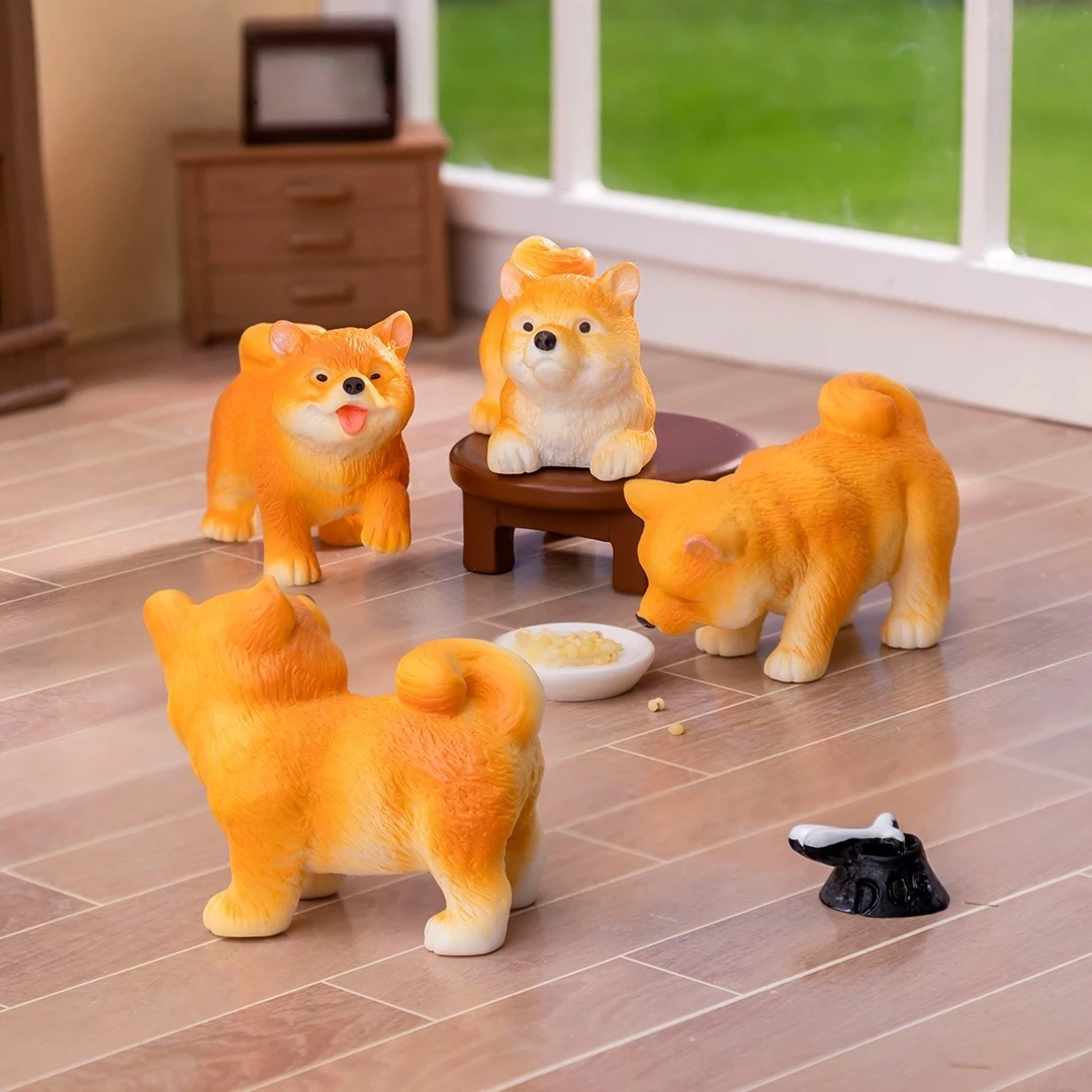 Figurine Shiba Inu Kecil yang  - Desk Setup Nature ulasan dan harga