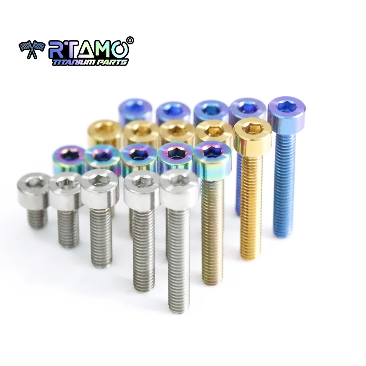 RTAMO M5x10-60 Titanium Bolt Motorcycle Conversion Screw for ABS Sensors Oil Tank Bolt (1pc)