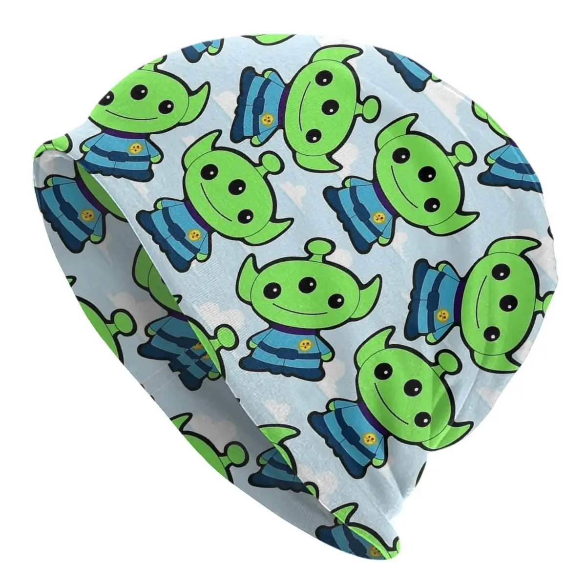 リトルグリーンエイリアンズトイストーリースカリービーニー帽子春男性女性ストリートキャップ暖かいデュアルユースボンネット帽子