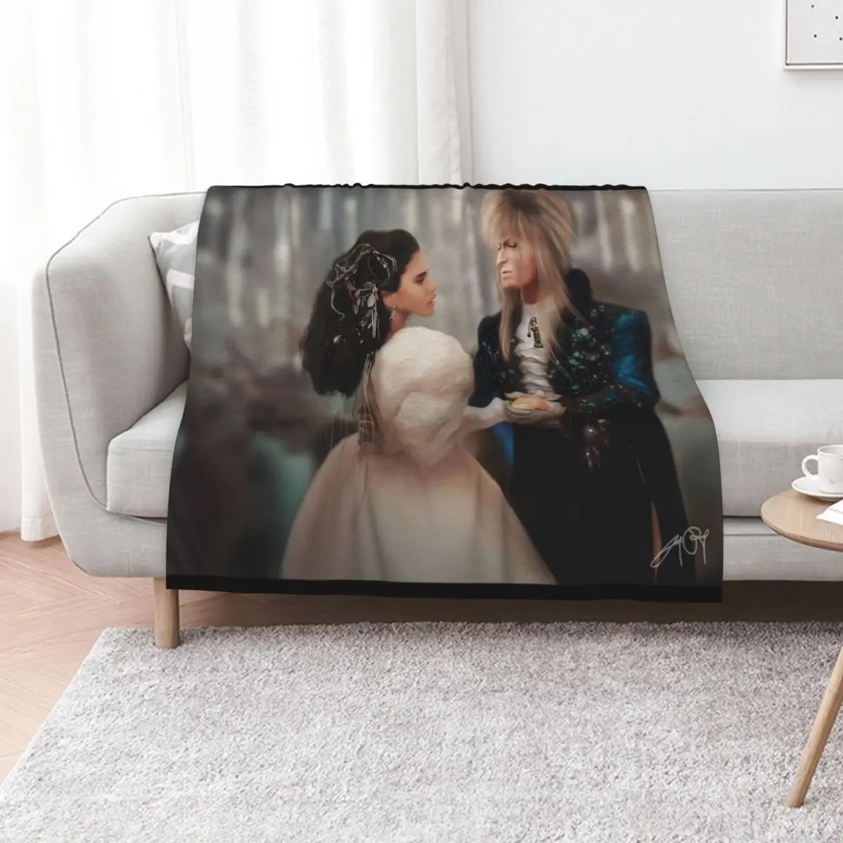 Labyrinth of Love (Digital Drawing) Throw Blanket Fashion Sofas anime Sofas Luxury St Thin Camping Blankets