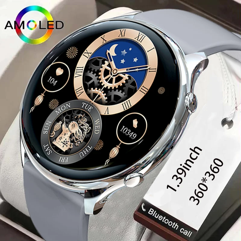 2023 Women's Smartwatch HD Bluetooth talk temperature monitoring Women's health Waterproof sports smartwatch for Huawei Xiaomi