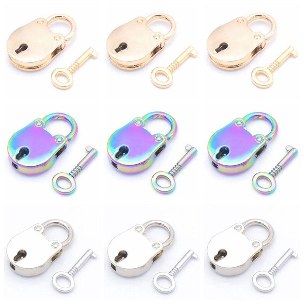 Luggage Antique Style Travel Bear Shape Decorative Zinc Alloy Mini Jewelry Box Archaize Padlock Locks Hardware Bear Head Lock