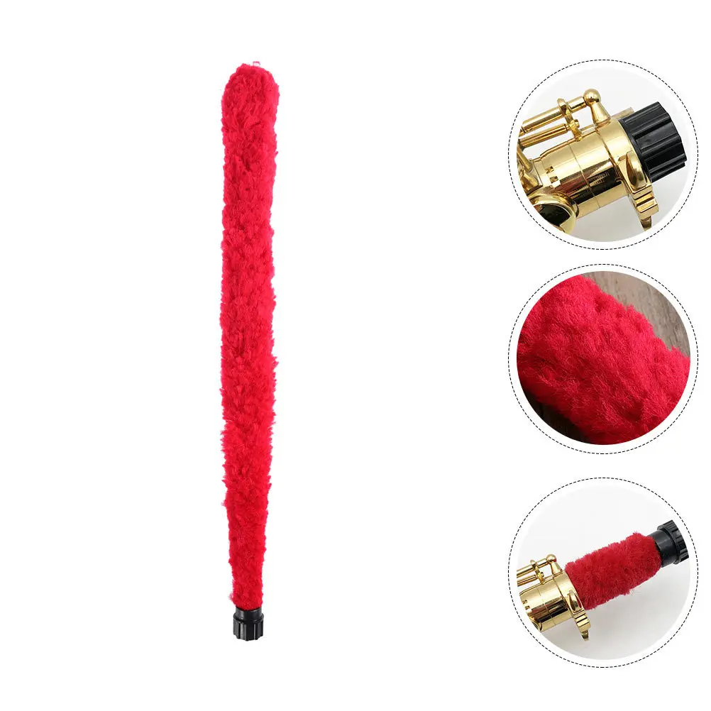 

1Pcs Red Saxophone Cleaning Brush Nylon Durable Musical Instrument Cleaner Tool for Sax Maintenance Care and Cleaning
